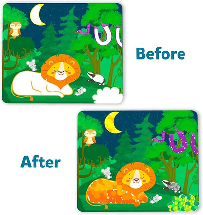 Skillmatics Dot It Sticker Art - Animals, Mess-Free Fun for Kids, 500+ Stickers, Craft Kits, DIY Scrapbooking Activity, Travel Toys, Gifts for Boys & Girls Ages 3, 4, 5, 6, 7