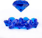 Niceup 26PCS Navy Blue Fake Diamonds Big Gem Toys, 1.5in Pool Diving Gems Acrylic Plastic Gemstones for Kids, Party Décor Jewels Treasure Hunt Hiding Sensory Bin Filler Toys Craft Supplies