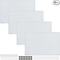 Peg Board, Heavy Duty Steel Organization Panels, Universal 1/8 and 1/4 Peg Board Accessories, Ideal for Garage Tool Storage, Pack of 4(White, 16X10.5)