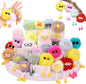 24 PCs Kids Keychains - Keychain Cute for Birthday Back-to-school Goodie Bags Pinata Toys Classroom Prizes Elementary Carnival Prizes in Bulk Party Favors 8-12 Back to School Gift