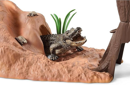 Schleich Wild Life Safari Animal Toy for Boys and Girls Ages 3+, Ranger Adventure Station