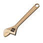 CS Unitec | Non-Sparking & Non-Magnetic Adjustable Wrench | 18in Aluminum Bronze Tool, TUV Certified & Beryllium Free
