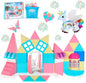 Unicorn Toys for Girls Age 4-6, Unicorn Magnetic Tiles, Movable Magnetic Tiles 3D Educational Toy, Magnetic Building Blocks for Kids, Magnetic Construction Set, Xmas Birthday Gifts for Boys and Girls