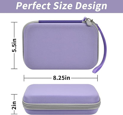 Case Compatible with GiiKER Super Blocks Puzzle Game, Super Slide Brain Teaser Puzzle Holder, Organizer Storage Bag for Electronic Brain Game Console & Puzzles for Kids Boys and Girls -Box Only-Purple