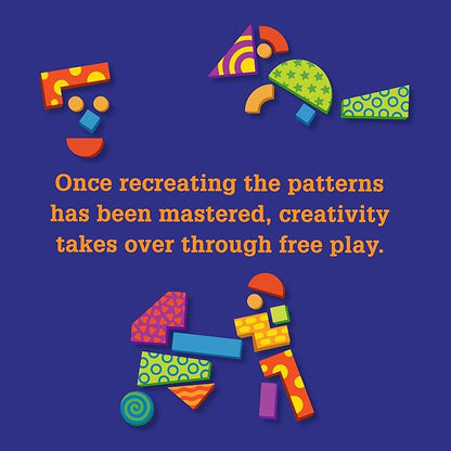 MindWare Imagination Patterns- Creative, Magnetic Play with Patterned Shapes!