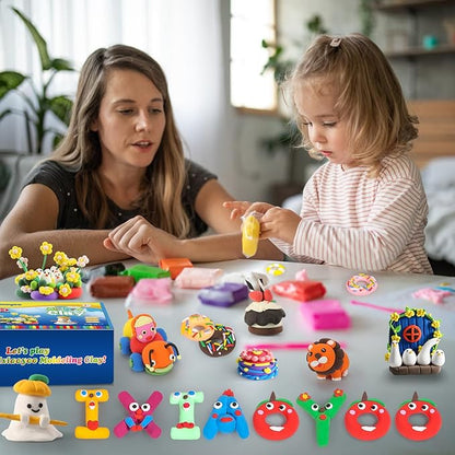 Air Dry Clay for Kids, 158 Colors DIY Modelling Clay Kit，Arts & Crafts Set for Schoo, Safe & Non-Toxic Birthday for Boys Girls Ages 3-12
