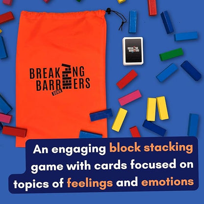 Breaking Barriers Down - Social Skills Games and Therapy Games, A Feelings Game for Kids That Develops Emotion Regulation and Explores Anger, Sadness, Fear and Joy