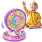 Learning Toy for 1 Year Old Girls, Interactive Spin and Sing Musical Toys for Toddler 12-18 Months, Learning Games with Alphabet and Animals Sounds, Christmas Birthday Gifts for Baby Ages 1-3