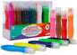 12 Squeezable Paint Brushes Classic Colors for Kids, Tempera Paint Brush, Assorted Fun Colors for Toddler, (24ml/0.8oz Each)