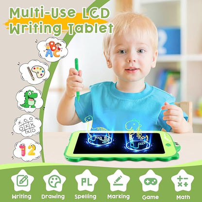 LCD Writing Tablet for Kids, Colorful Toddlers Toys Drawing Board, Educational Kid Toys, Doodle Pad Dinosaur Toys for 3 4 5 6 7 8 Year Old Boys Girls Birthday Party Christmas Gifts,8.5inch