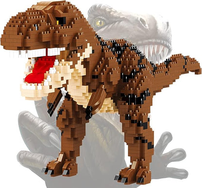 Dinosaur Tyrannosaurus Building Blocks Model Decor Micro Mini Blocks Toy Birthday for Age 6+ Children Adults Teens 1559 Pieces