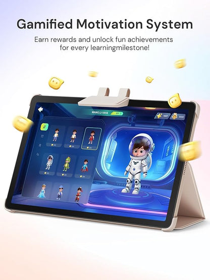AI Kids Tablet with Scanner - 50000+ Content AI Tutor Learning Tablet with ELA, Math, ABC, Word, Read, Phonics, STEM for Homeschooler Educational Study for PreK - G6 (TalPad T100 with Keyboard)
