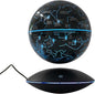 Floating Globe Magnetic Levitation with LED Color Changing Light and Touch Control, Magnetic Levitating Globe for Desk Office Home Decor Educational Gift for Men Father Boys Boss,Black
