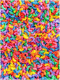 4 Cups of Rainbow Pasta Sensory Bin Filler for Sensory Table - Elbow Noodles