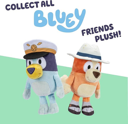 Bluey Plush Stuffed Animals Pack of 2, 16-23”, Soft, Captain and Holiday Plush Figure Toys, Cuddly Stuffed Animals for Kids Ages 3+