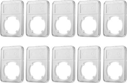 10-Pack Coin Slab Display Holder, Storage Case for Morgan, Peace, IKE Silver 38mm Dollar Coin, Organize Your Coin Collection with Clear Acrylic Cases