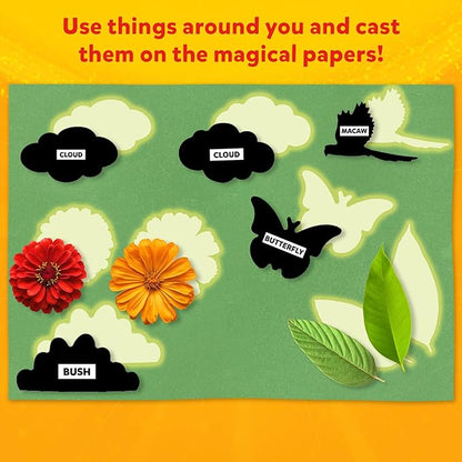 Skillmatics Sun Paper Art Kit - STEM Craft Kit for Kids with Decorative Paper, Stencils & Markers, Create with Sunlight, Mess-Free, Indoor Fun, Gifts for Ages 4, 5, 6, 7, 8, 9, 10, 11, 12