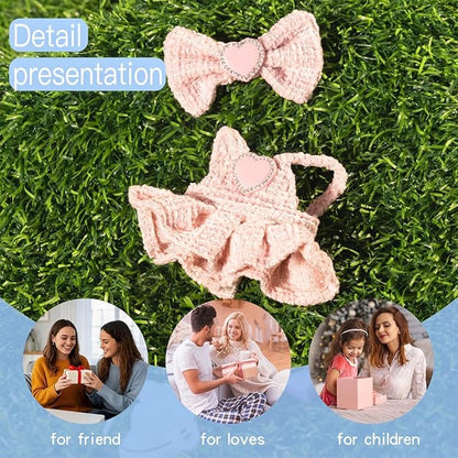 17 cm Doll Clothes - 6.7 Inches Cute Dolls Dress - Accessories for Dolls Cloting, Luxury Chic Doll Cloting,Outfit Stylish Clothes,Gifts for Lovers (Style B)