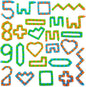 120Pcs Wacky Tracks Snap Click Toys for Party Favors, Snake Puzzles Fidget Bulk Toys for School Classroom Prize, Goodie Bag Stocking Stuffers, Christmas Easter Thanksgiving Gifts for Kids Students