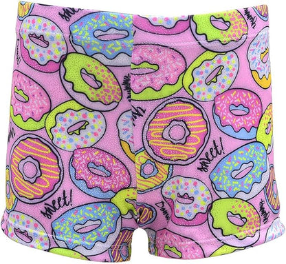 Aosva Little Big Girls' Sparkle Dance Tumbling Athletic Gymnastics Short 2-14Years