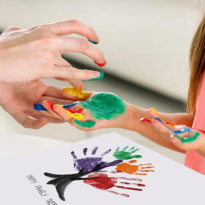 AROIC 36 Sheets Finger Paint Paper 11 x 14 inches, Paint Pad for Kid, Fingerpaint Paper For Toddlers And Kids, Toddlers Art Supplies, Art Painting Pad Set for Finger Painting, Drawing