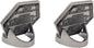 Military Challenge Coin Display Stand - Solid Metal with Anodized Finish - US Vet. Business (Satin Nickel Two-Pack)