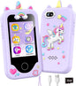 Kids Smart Phone Gifts Toys for Girls Boys Age 3-8,Toddler Learning Toys with Educational Games, 3 4 5 7 8 9 6 8 9 Year Old Girl Birthday Gift Ideas-Purple
