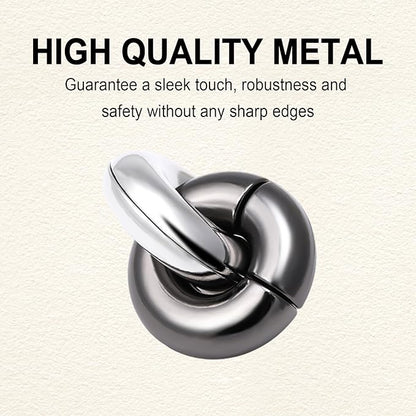 9 PCS Metal Puzzle for Adult Disentanglement Puzzles Lock Puzzle Games Set Gift for Adults Teenagers Kids