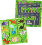 2 in 1 Magnetic Color and Number Maze, Montessori Educational Wooden Puzzle Toy for Kids Ages 3-13, Double-Sided Alphabet Counting Game Board for Fine Motor Skills, Preschool Learning Gift