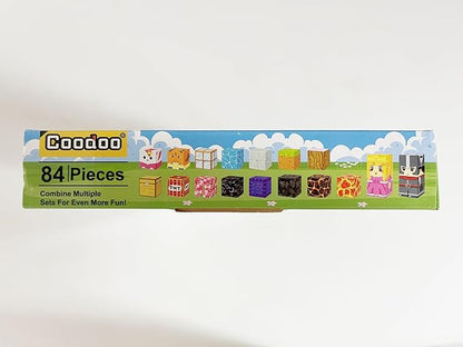 Magnetic Blocks - Build Mine Magnet World Magic Portal Set, Magnetic Tiles Building Blocks Toddler Toy STEM Sensory Outdoor Toys for 3+ Year Old Boys & Girls, Creative Kids Games Kids Toys 84PCS
