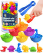 Counting Dinosaurs Montessori Toys for 3 4 5 Years Old Boys Girls, Preschool Learning Activities Kindergarten Educational Sensory Toys Gifts for Kids Toddlers Ages 3-5, 4-8