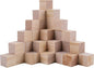 Tosnail 150 Pack 1 Inch Unfinished Wooden Cubes, Blank Wooden Blocks for Crafts Making