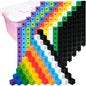 701 Pcs Math Learning Linking Cube with Pink Storage Container Counting Cubes Plastic Colorful Counting Blocks Math Manipulatives Classroom Learning Supplies for Home school Educational(Pink)