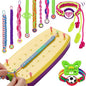 Braided Friendship Bracelet Making Kit for Girls 6-12, DIY Arts & Crafts String Toy Bulk Set, Kids Paracord Jewelry Maker, Popular Creative Christmas Birthday Gifts for Kids Ages 7 8 9 10 11(112PCS)