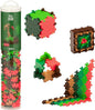 PLUS PLUS 240 Piece Interlocking Building Blocks for Kids, Open Ended Connecting Toys, STEM Bin Classroom Mini Manipulatives - Jungle Mix Play Tube