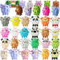 24 PCS 3D Animal Pop Fidget Suction Toys,Stress Pop Balls Party Favors for Kids,Bath Suction Toys,Stress Relief Toy,Carnival Prizes,Treasure Box Toys,Kids Prizes