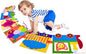 Train Activity Busy Board for Toddlers, Montessori Sensory Toys Panel for Kids, Learning Activity Center for Playroom, Daycare, Nursery, Classroom, Educational Toys for Toddler