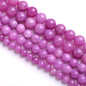 10MM 38PCS Purple Lepidolite Mica Stone Loose Beads for Jewelry Making DIY Bracelet Necklace
