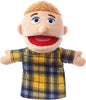 1 Pcs Family Hand Puppets 12 Inch Grandparents, Mom & Dad, Brother & Sister Plush Hand Puppet Toys Role-Play Toy Puppets for Kids Storytelling Imaginative Pretend Play Teaching Preschool(Brother)
