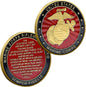 USMC Anniversary Challenge Coin - Marine Corps Commemorative Coin - Eagle Globe Anchor Design - Limited Edition Collectible - United States Marine Corps Veteran Gift