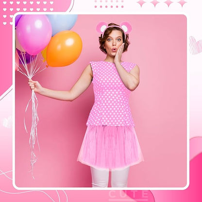Halloween Bear Costume Accessories Bear Ear Headband and Tutu Skirt Set for Halloween Cosplay Party Dress Up