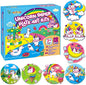 V-Opitos Arts and Crafts Kits for Kids, 12 Pack Paper Plate Crafts for Toddlers Age of 2, 3, 4, 5 Years Old, Fun Preschool Classroom Activity Project for Boys & Girls