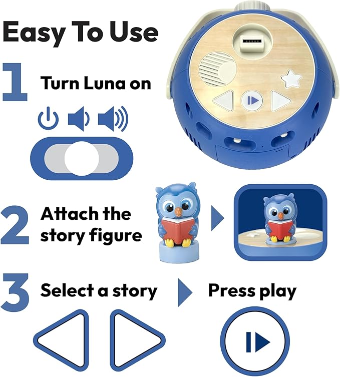 Kids Book Projector – 5 Thomas & Friends and 5 Classic Read-Aloud Stories, 10 Songs & Night Light & Soothing Dream Music | Children Ages 3+ Storytime Projector for Kids & Toddler | Toys, Owl & Thomas