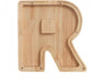 Wooden Alphabet Piggy Bank Clear Acrylic Panel Coin Savings Box Personalized Money Bank for Kids Boys Girls Adults, Birthday Home Décor(R)