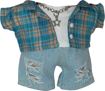 17cm Doll Clothes & Outfit Set for 17cm Dolls Hoodies Jeans Accessories Outfits Luxury Chic Doll Clothing & Style Bundle(NO Doll)