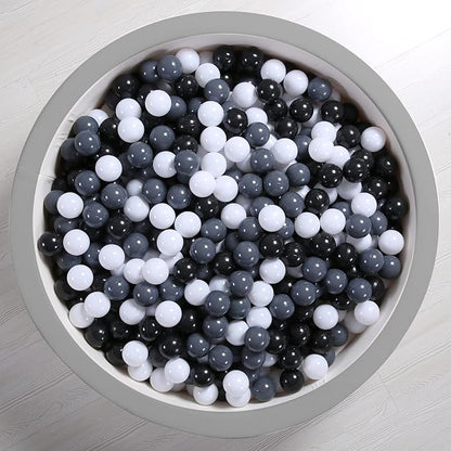 Ball Pit Balls Plastic Balls for Ball Pit Phathalate Free BPA Free Plastic Balls 100pcs 2.2" Set for Toddlers for Play Tent Tunnel