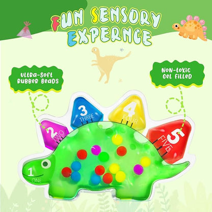 Sensory Counting Toys for Toddlers 3-4, Montessori Color Sorting & Matching Games, Fine Motor Skills Development, Educational Travel Toys for Kids with Autism