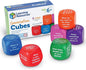 Learning Resources Conversation Cubes - 6 Pieces, Ages 6+ Foam Cubes for Social Emotional Learning, School Counselor Supplies, Speech Therapy Toys, Ice Breaker Cubes