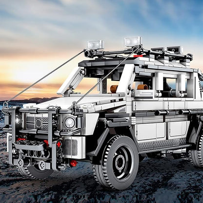 6X6 Off Road Pickup Truck Building Kit,1:16 Scale Off-Road Car Model Building Blocks Toys,Collectible Truck,for 6+ Year Boys,Adult(858 Pieces)