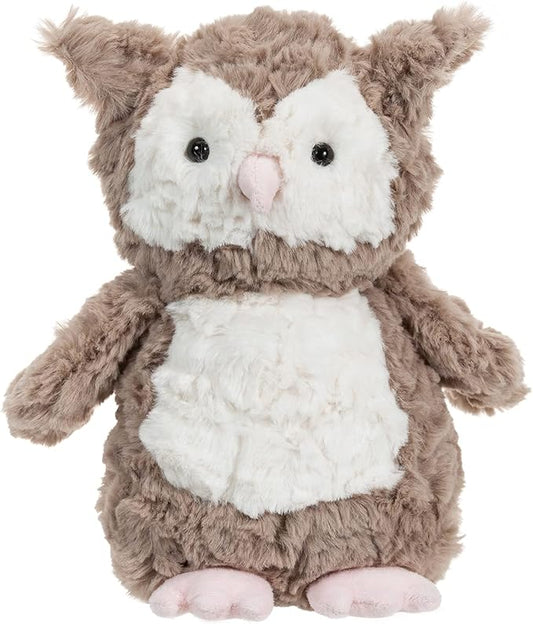 Apricot Lamb Toys Plush Brown Owl Stuffed Animal Soft Cuddly Perfect for Child (Brown Owl,9.5 Inches)